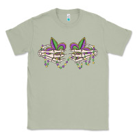 Matcha skeleton hands mardi gras Classic Tee - MaliasSmallBusiness