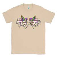 Mushroom skeleton hands mardi gras Classic Tee - MaliasSmallBusiness