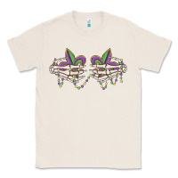 Natural skeleton hands mardi gras Classic Tee - MaliasSmallBusiness