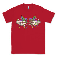 Red skeleton hands mardi gras Classic Tee - MaliasSmallBusiness