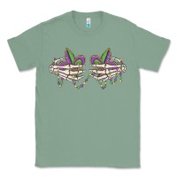 Sage skeleton hands mardi gras Classic Tee - MaliasSmallBusiness