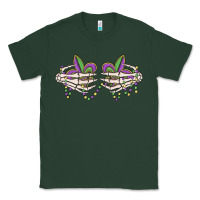 Sports Green skeleton hands mardi gras Classic Tee - MaliasSmallBusiness