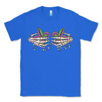 True Royal skeleton hands mardi gras Classic Tee - MaliasSmallBusiness