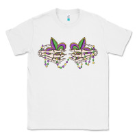 White skeleton hands mardi gras Classic Tee - MaliasSmallBusiness