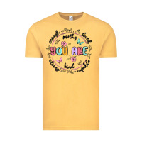Vintage Mustard you are enough Vintage Tee - MaliasSmallBusiness