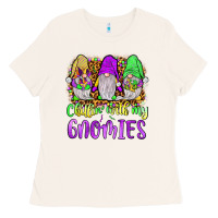Bone mardi gras chillin' with my gnomies Ladies Tee - JahusDesignShop