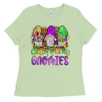 Matcha mardi gras chillin' with my gnomies Ladies Tee - JahusDesignShop