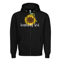 Black Kentucky Girl Zipper Hoodie - Bettercallsaul