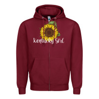Burgundy Kentucky Girl Zipper Hoodie - Bettercallsaul