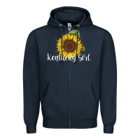 Navy Kentucky Girl Zipper Hoodie - Bettercallsaul