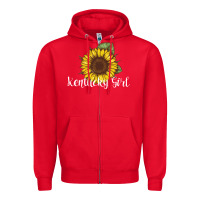 Red Kentucky Girl Zipper Hoodie - Bettercallsaul