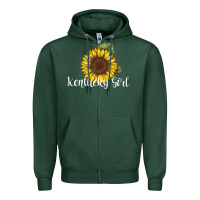 Sports Green Kentucky Girl Zipper Hoodie - Bettercallsaul