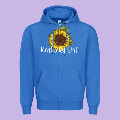 Kentucky Girl Zipper Hoodie Designed By Bettercallsaul