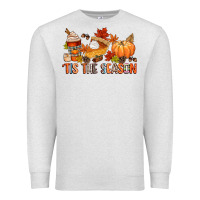 Oatmeal Heather tis the season Premium Sweatshirt - CowGirlArtShop