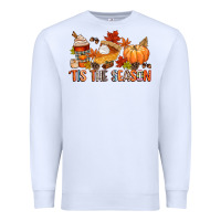 White tis the season Premium Sweatshirt - CowGirlArtShop