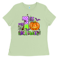Matcha my first halloween pumpkin Ladies Tee - AdoDesignShop