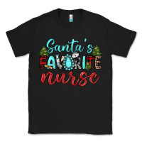Black santa s favorite nurse Classic Tee - JahusDesignShop