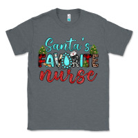 Charcoal Heather santa s favorite nurse Classic Tee - JahusDesignShop