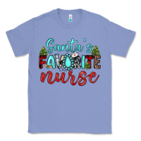 Colony Blue santa s favorite nurse Classic Tee - JahusDesignShop