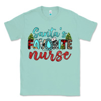 Santa S Favorite Nurse Classic Tee | Teevron