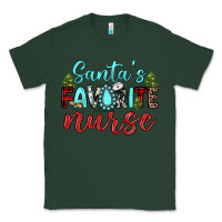 Sports Green santa s favorite nurse Classic Tee - JahusDesignShop
