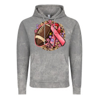 Breast Cancer Ribbon And American Football Vintage Hoodie | Teevron