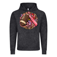 Vintage Black breast cancer ribbon and american football Vintage Hoodie - MaliasSmallBusiness
