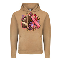 Vintage Camel breast cancer ribbon and american football Vintage Hoodie - MaliasSmallBusiness