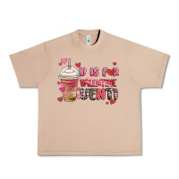Burro v is for valentine venti coffee cup Urban Heavy Tee - MaliasSmallBusiness