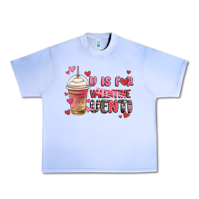V Is For Valentine Venti Coffee Cup Urban Heavy Tee by MaliasSmallBusiness | Teevron