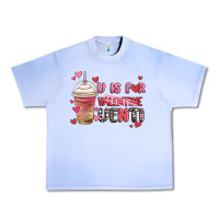Grape Ice v is for valentine venti coffee cup Urban Heavy Tee - MaliasSmallBusiness