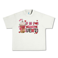 Pistachio v is for valentine venti coffee cup Urban Heavy Tee - MaliasSmallBusiness