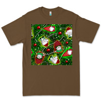 Cacao christmas gnomes seamless pattern Premium Tee - BundleAndBundleShop