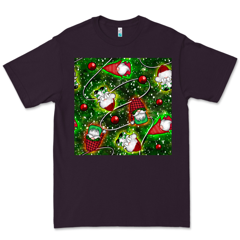 Christmas Gnomes Seamless Pattern Premium Tee by BundleAndBundleShop | Teevron