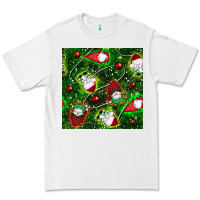 White christmas gnomes seamless pattern Premium Tee - BundleAndBundleShop