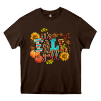 Chocolate Brown it's fall y'all Heavy Core Tee - AdoDesignShop