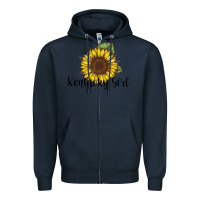 Navy Kentucky Girl Zipper Hoodie - Bettercallsaul