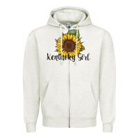 Oatmeal Heather Kentucky Girl Zipper Hoodie - Bettercallsaul
