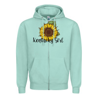 Seafoam Kentucky Girl Zipper Hoodie - Bettercallsaul