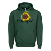 Sports Green Kentucky Girl Zipper Hoodie - Bettercallsaul