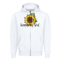 White Kentucky Girl Zipper Hoodie - Bettercallsaul
