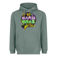 Sage its mardi gras yall Heavyweight Hoodie - CowGirlArtShop
