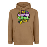 Toasted Coconut its mardi gras yall Heavyweight Hoodie - CowGirlArtShop