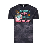 Cloud Black judging men by the standards of my book boyfriends Vintage Tee - MaliasSmallBusiness