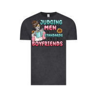 Vintage Black judging men by the standards of my book boyfriends Vintage Tee - MaliasSmallBusiness