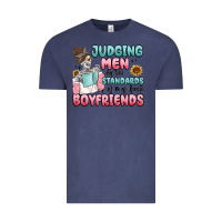Vintage Denim judging men by the standards of my book boyfriends Vintage Tee - MaliasSmallBusiness