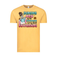 Vintage Mustard judging men by the standards of my book boyfriends Vintage Tee - MaliasSmallBusiness