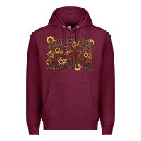 Burgundy educated motivated elevated melanated juneteenth Premium Hoodie - CowGirlArtShop