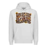 Dove Grey educated motivated elevated melanated juneteenth Premium Hoodie - CowGirlArtShop