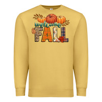 Antique Gold welcome fall Premium Sweatshirt - CowGirlArtShop